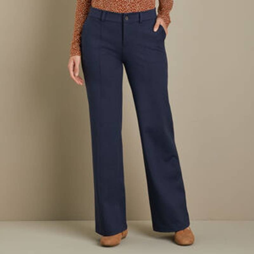 Duluth Wearwithall Ponte Slim Leg Pants Blue